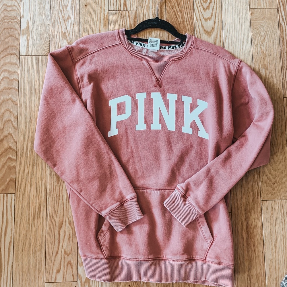 Pink salmon sweater xs